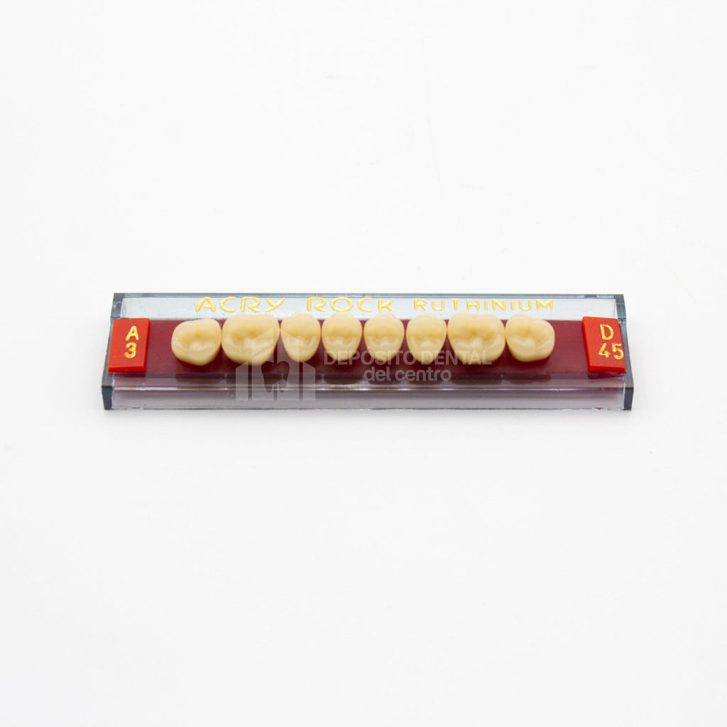 Tablilla de Dientes Acry Rock Posteriores Superiores A3 D45