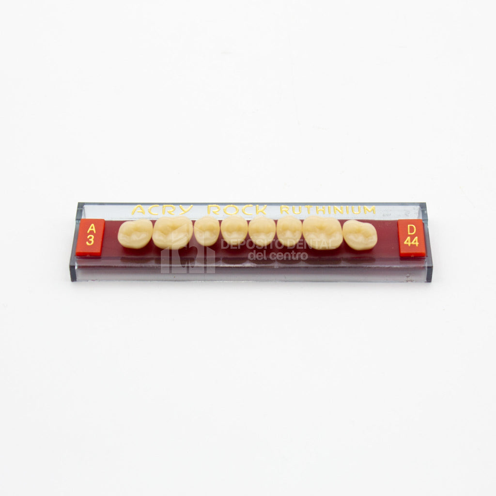 Tablilla de Dientes Acry Rock Posteriores Superiores A3 D44