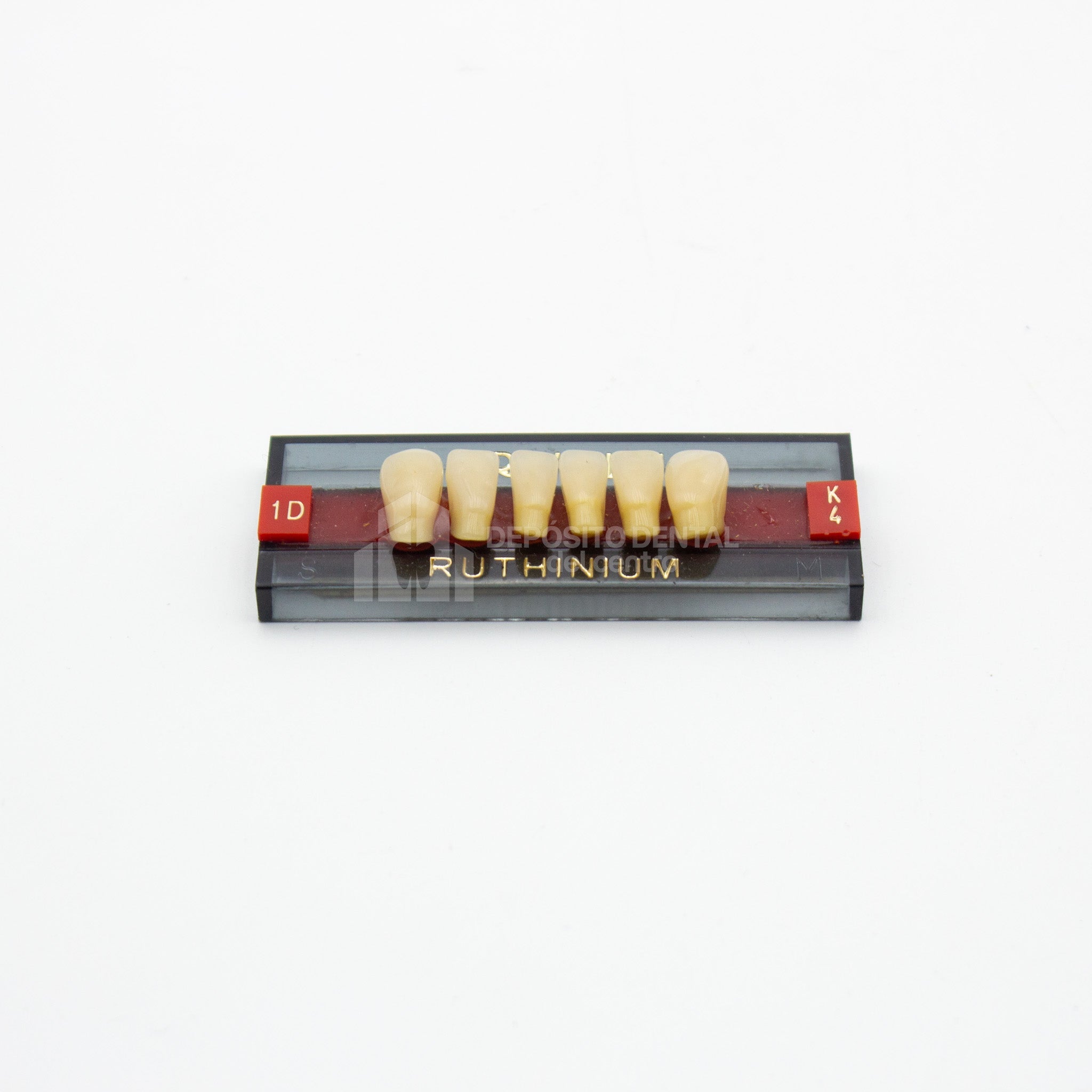 Tablilla de Dientes Acry Lux Ruthinium Anteriores Inferiores 1D K4