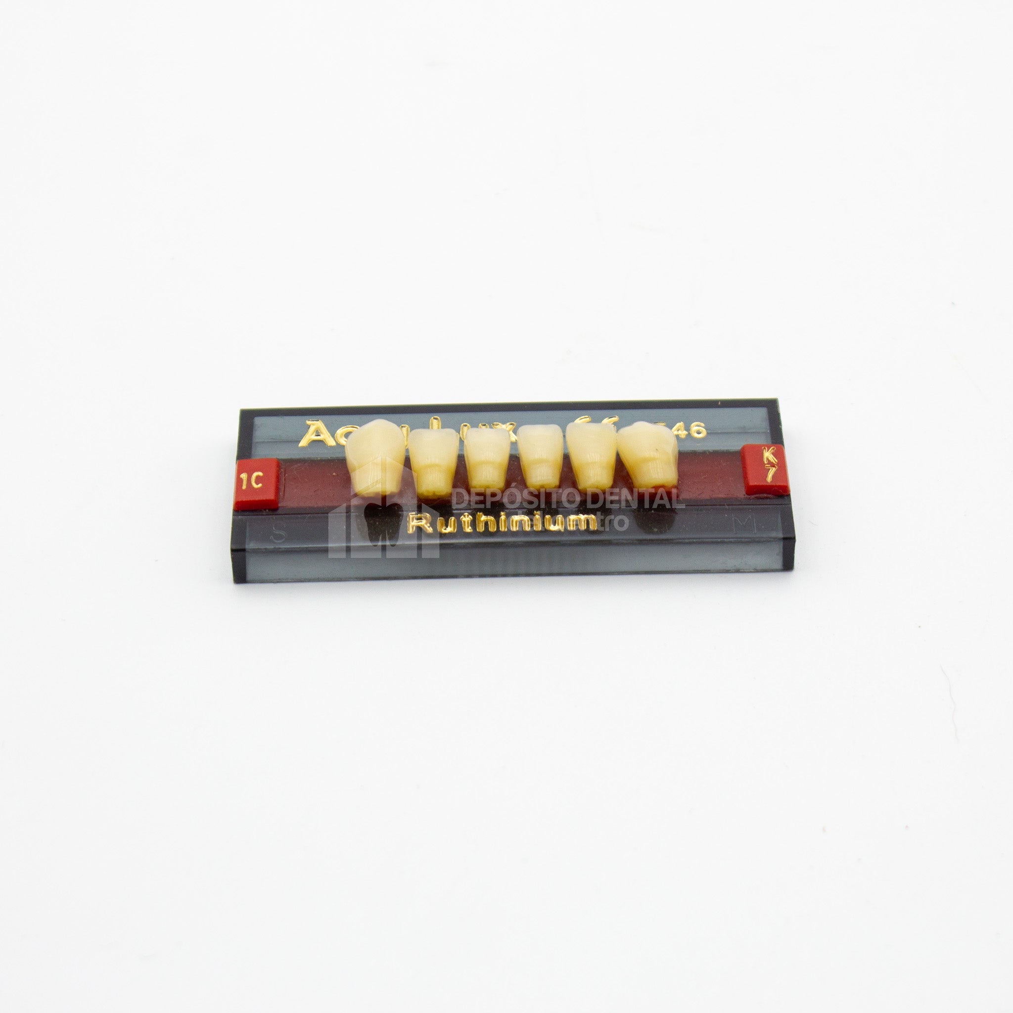 Tablilla de Dientes Acry Lux Ruthinium Anteriores Inferiores 1C K7