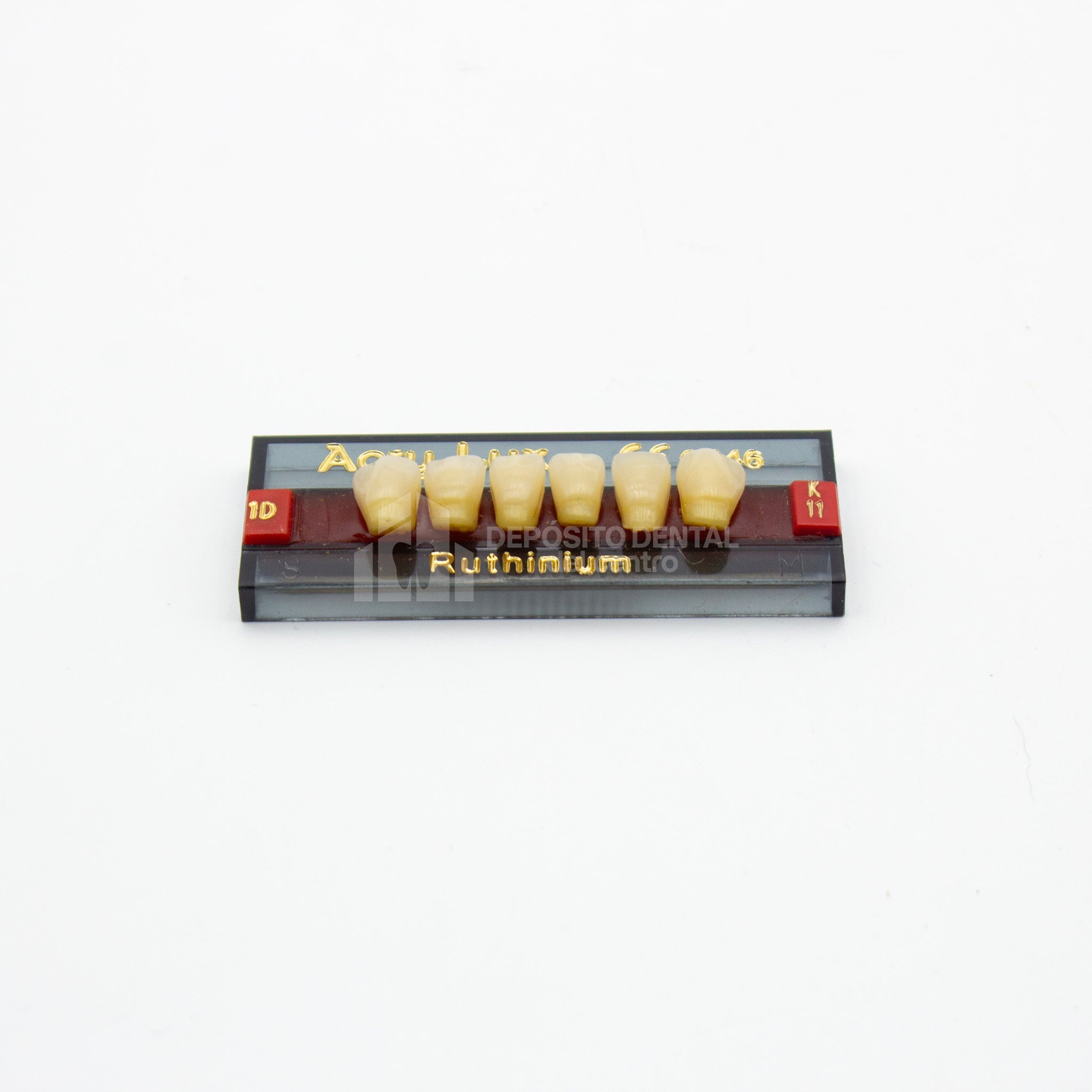 Tablilla de Dientes Acry Lux Ruthinium Anteriores Inferiores 1D K11