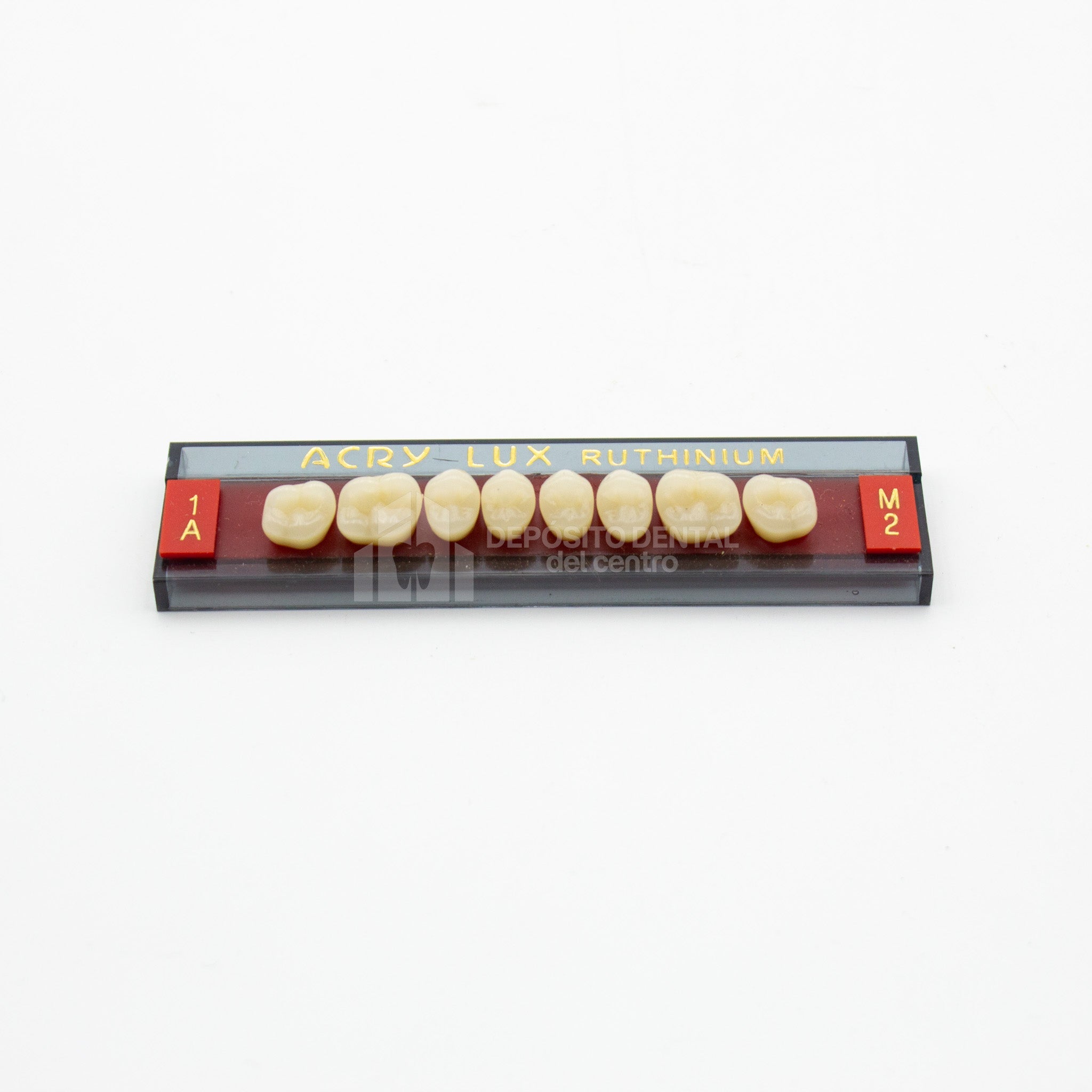 Tablilla de Dientes Acry Lux Ruthinium Posteriores Superiores 1A M2