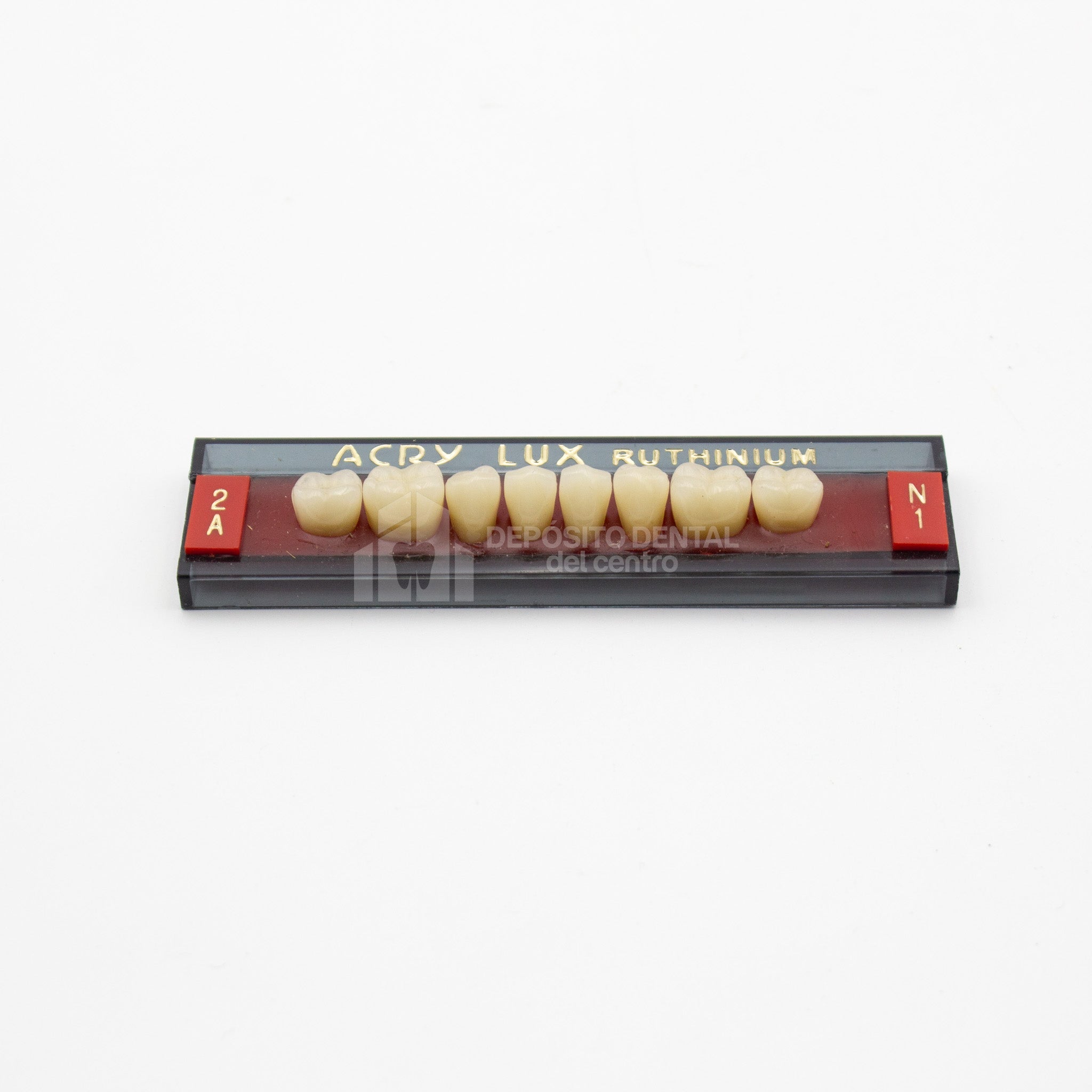 Tablilla de Dientes Acry Lux Ruthinium Posteriores Inferiores 2A N1