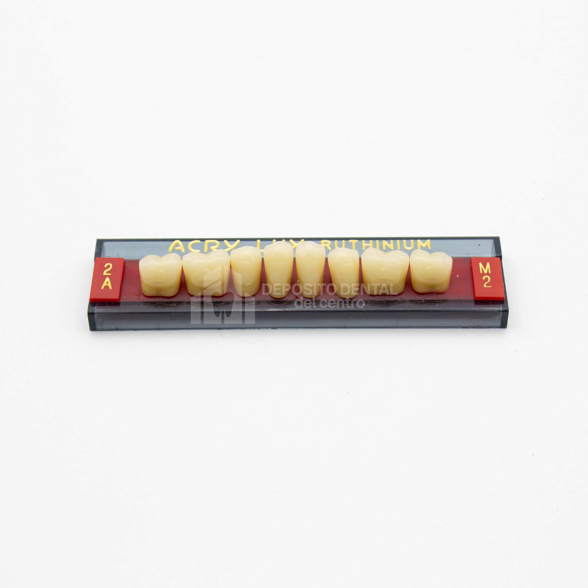 Tablilla de Dientes Acry Lux Ruthinium Posteriores Inferiores 2A M2