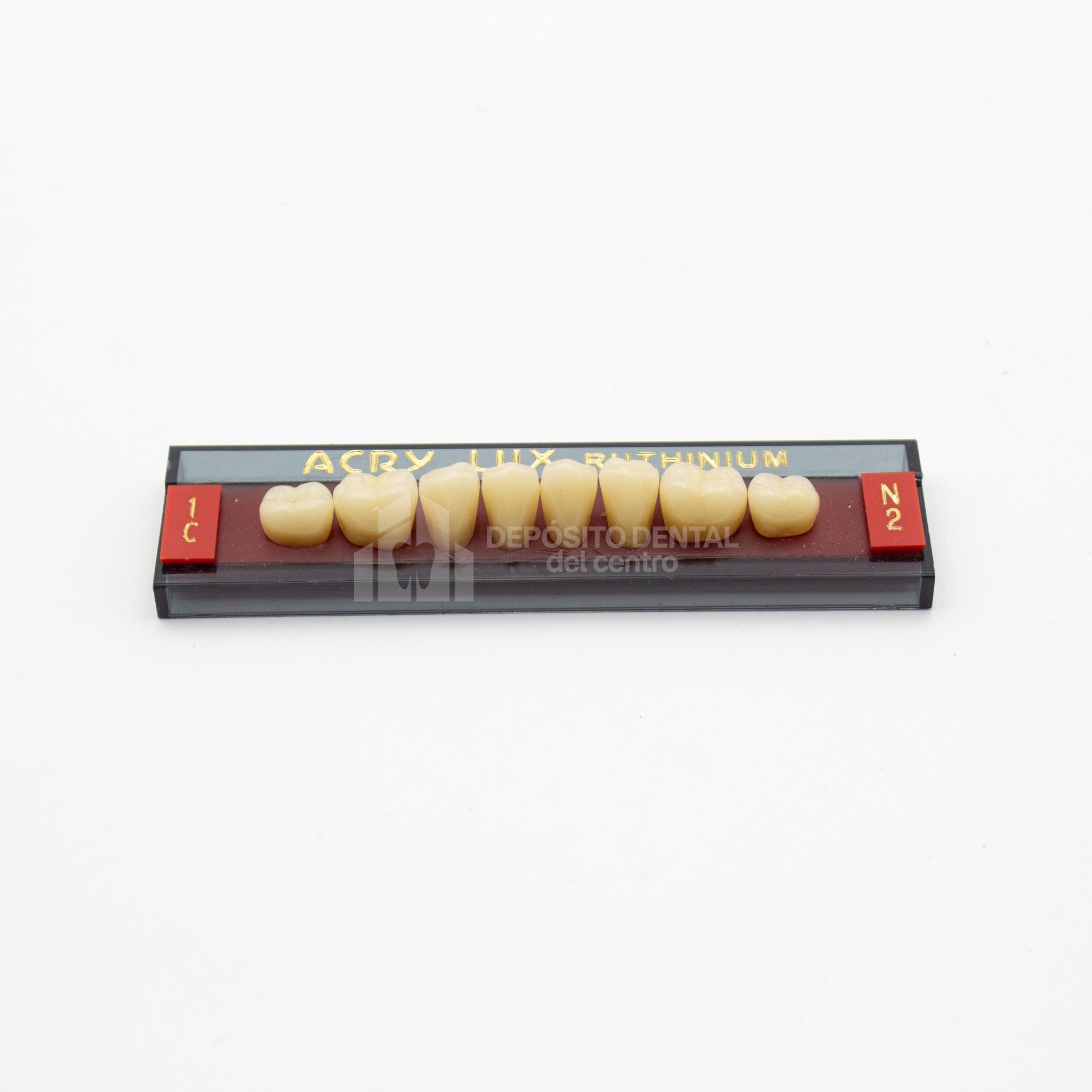 Tablilla de Dientes Acry Lux Ruthinium Posteriores Inferiores 1C N2