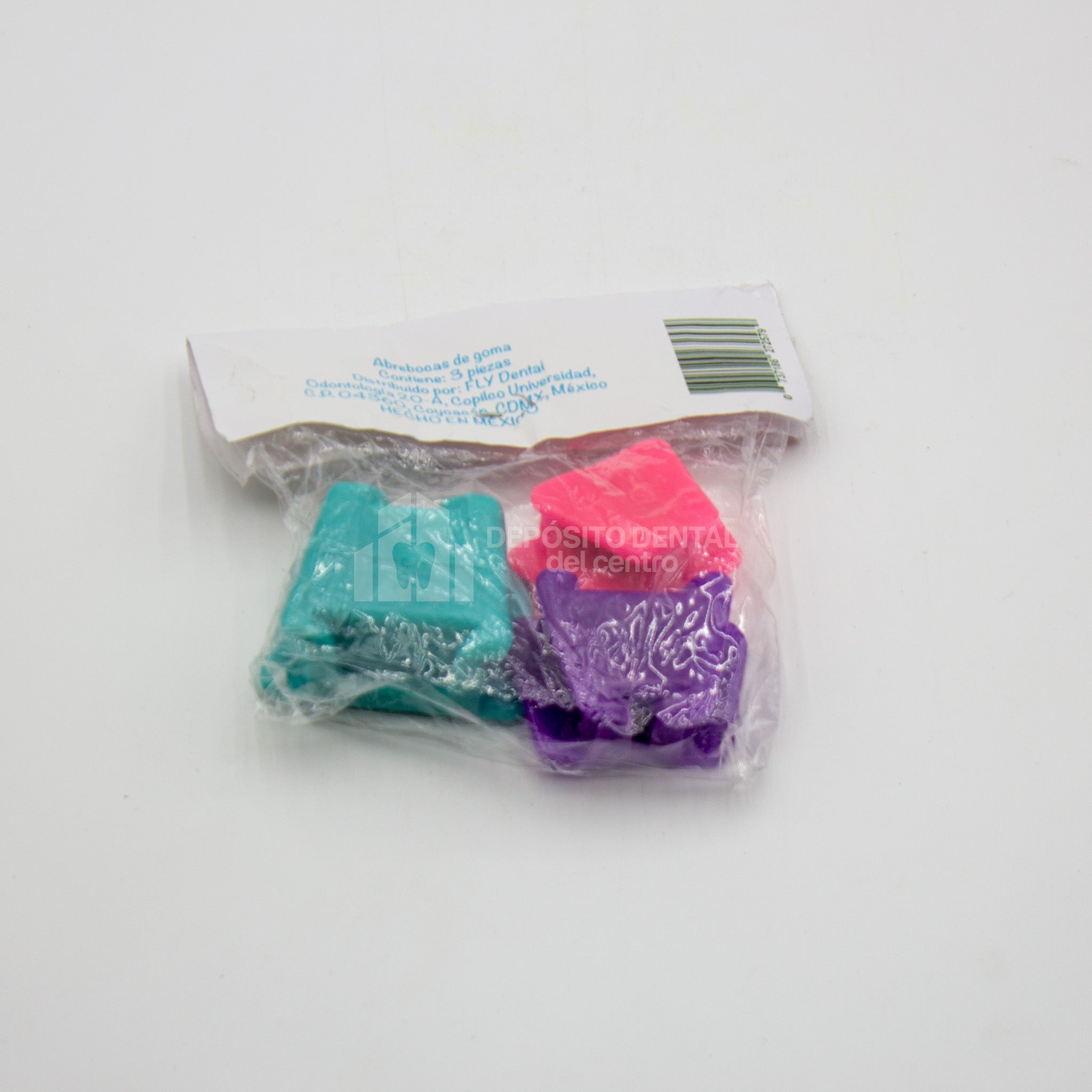 Abrebocas Dentales Goma 3 Piezas Multicolor
