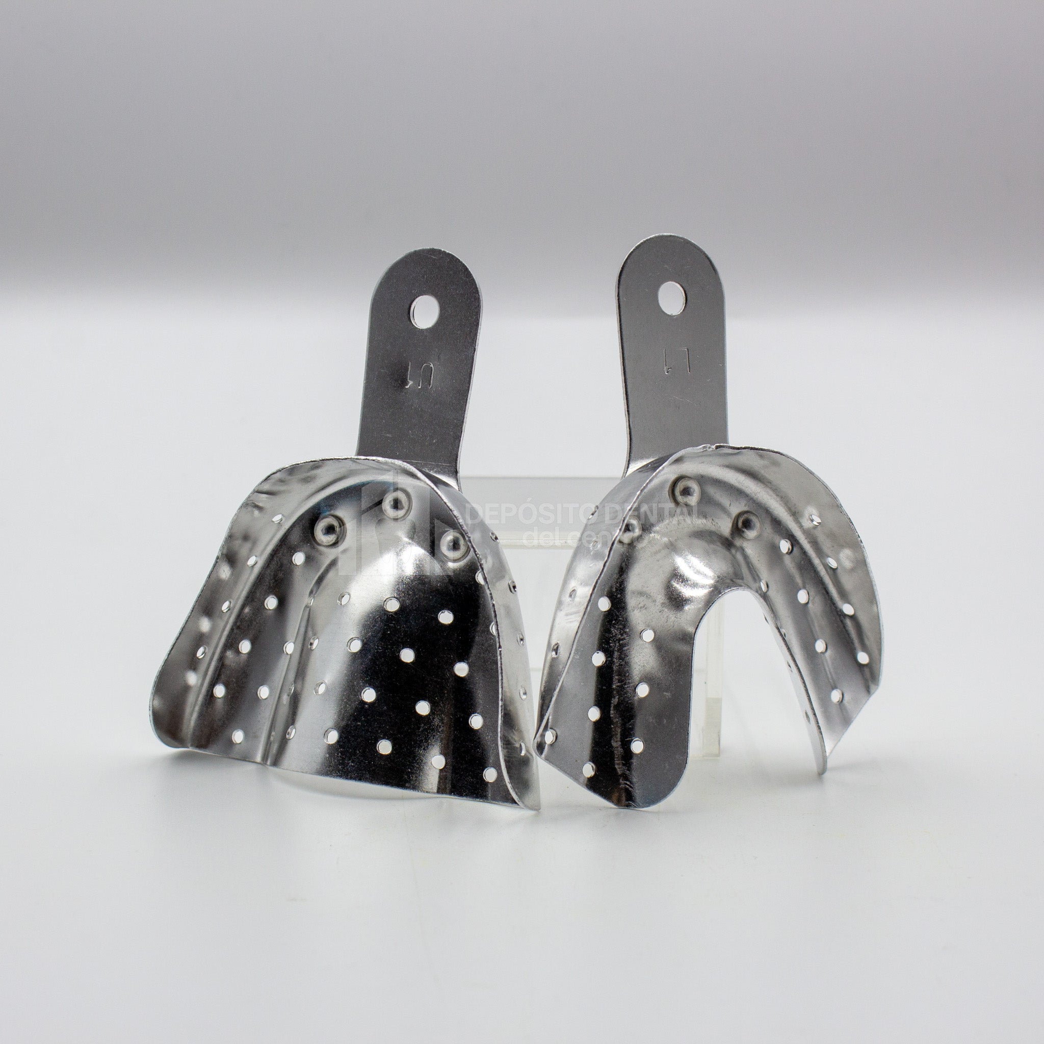 Cucharillas de Aluminio Perforado Totales 2 Piezas Inferior y Superior