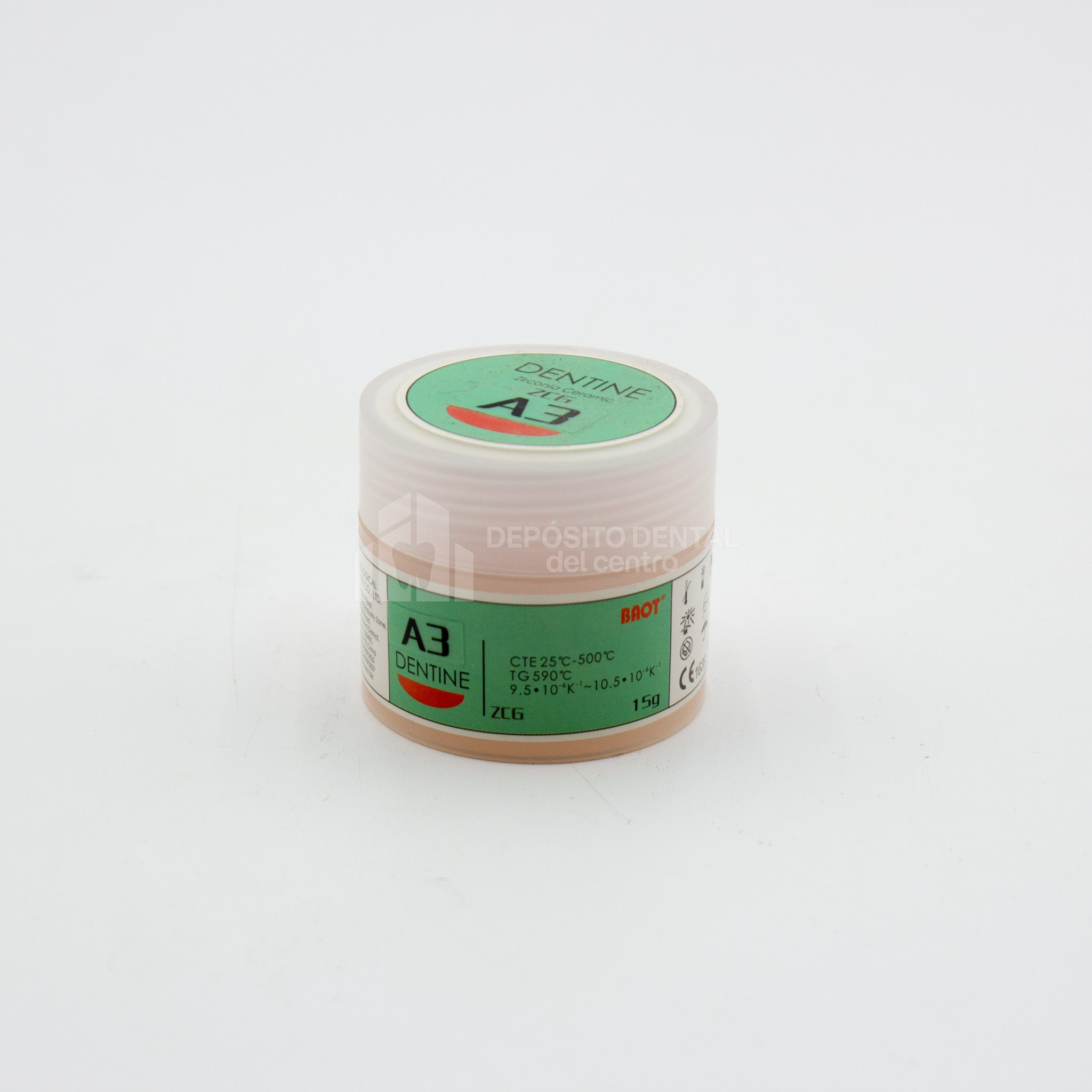 Dentina Zirconia para metal BAOT A3 15 gr.